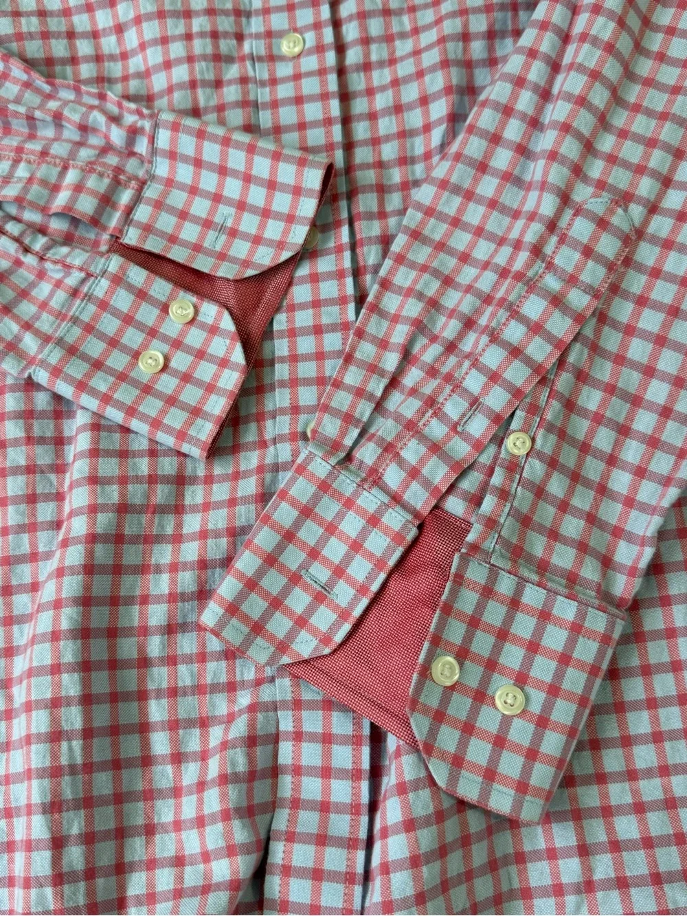Bristol Bull Button-Front Pink Check Dress Shirt - Tailored Look